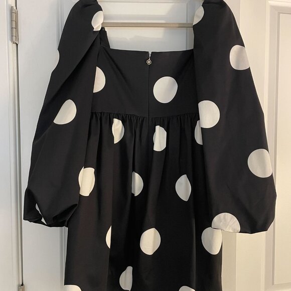 Kate Spade Giant Dot Faille Mini Dress - Picture 5 of 7